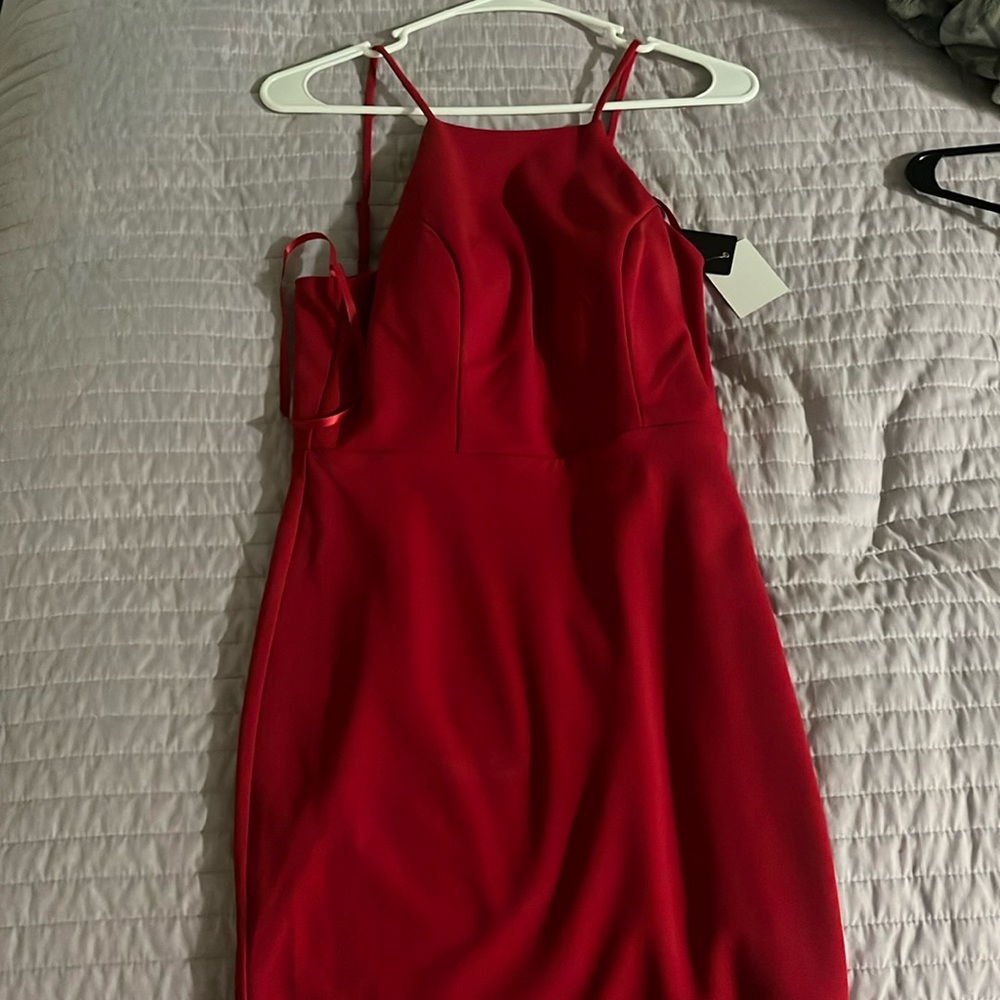 Red dress